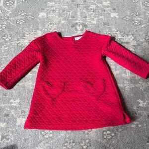 Cat & Jack Red Quilted Kids Dress